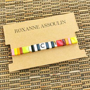 Roxanne Assoulin Letter C colorful bracelet